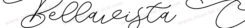 Bellavista Condensed字体转换